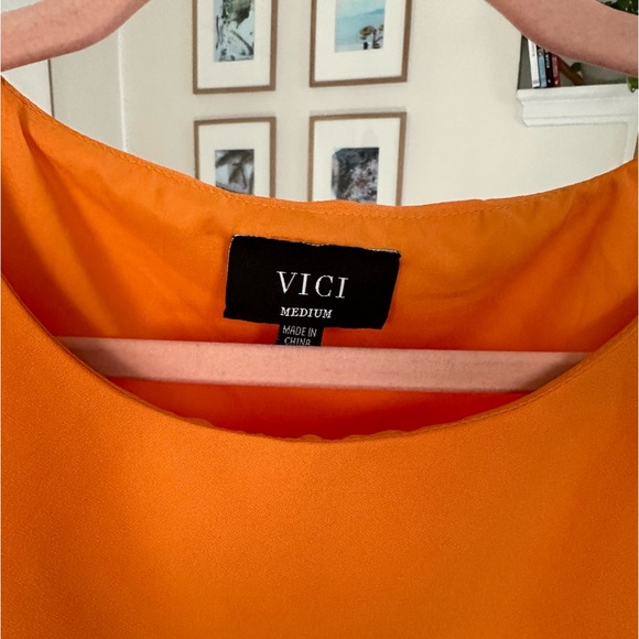 Vici tangerine crop top - Picture 4 of 5